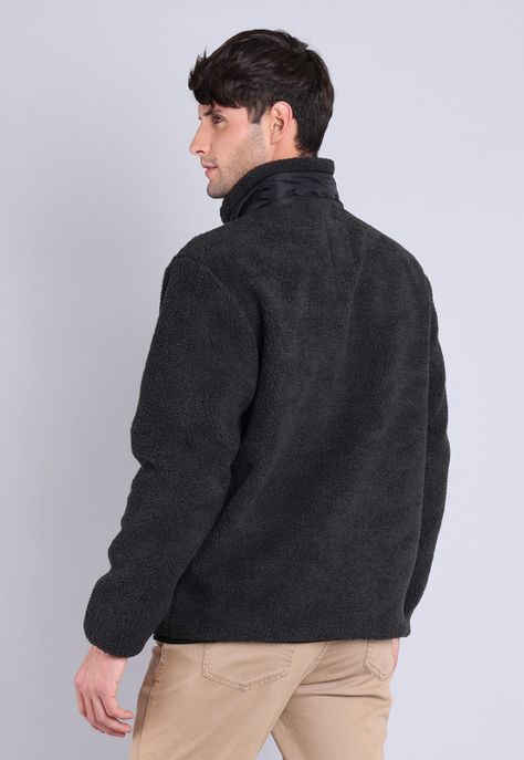 Polerón Sherpa Full Zipper Arrow PL2701WCB-1