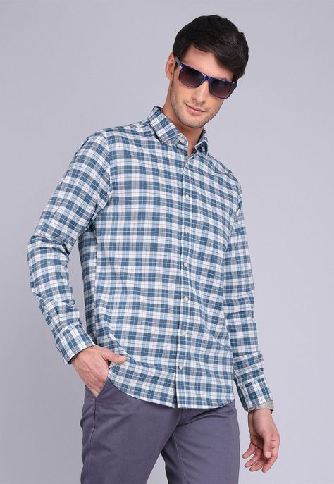 Camisa Cuadros Manga Larga Arrow CM3031SAZ-0