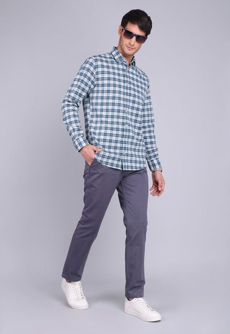 Camisa Cuadros Manga Larga Arrow CM3031SAZ-2