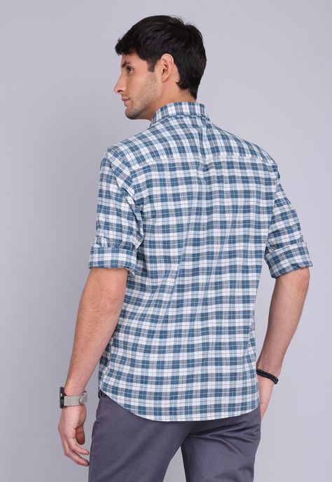 Camisa Cuadros Manga Larga Arrow CM3031SAZ-3