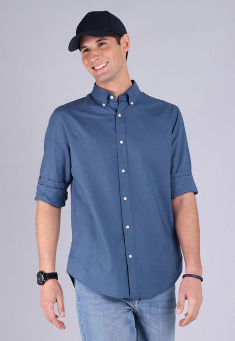 Camisa Lino Manga Larga Arrow CM3057SAZ-0
