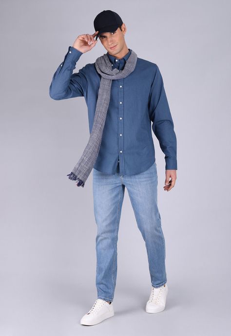 Camisa Lino Manga Larga Arrow CM3057SAZ-3