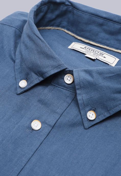 Camisa Lino Manga Larga Arrow CM3057SAZ-4