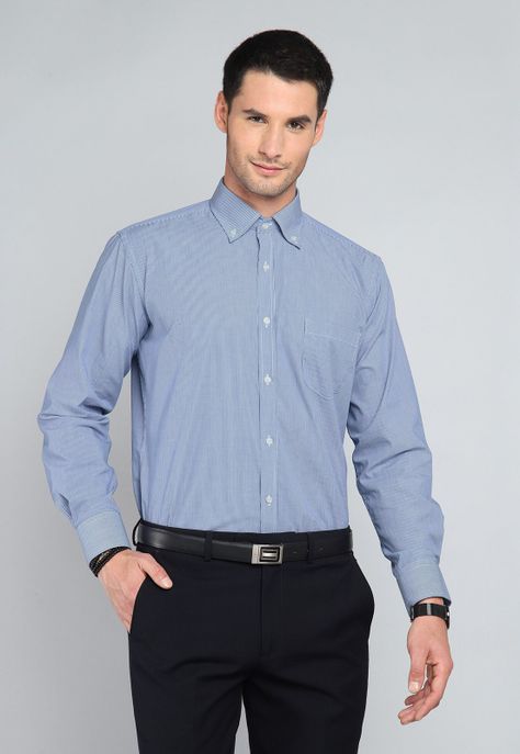 Camisa Formal A Rayas Arrow ARM0306AZ-0