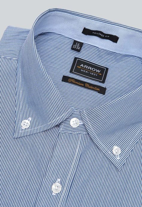 Camisa Formal A Rayas Arrow ARM0306AZ-1