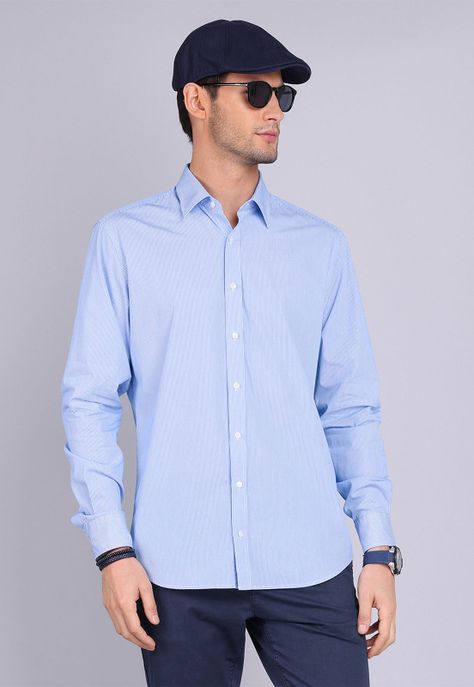 Camisa Rayas Manga Larga Arrow CM3008SCE-0