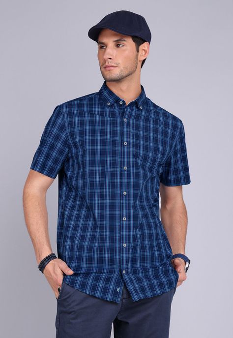 Camisa Cuadros Manga Corta Arrow CM3034SNB-0