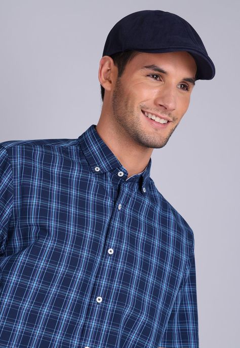 Camisa Cuadros Manga Corta Arrow CM3034SNB-2