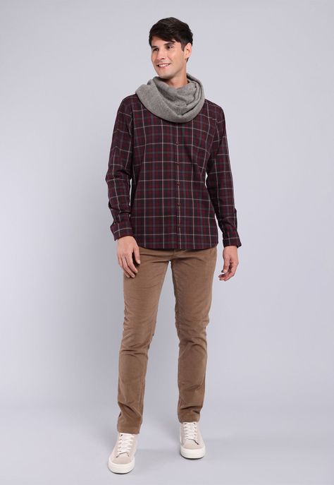 Camisa Escocesa Arrow CM2737WRO-3