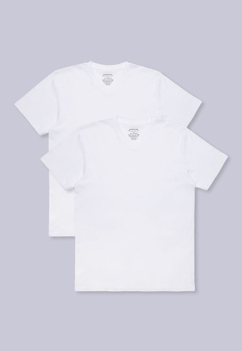 Camiseta Bipack Cuello V Arrow CT2201BL-0
