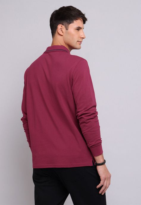 Polera Piqué Manga Larga Arrow-1