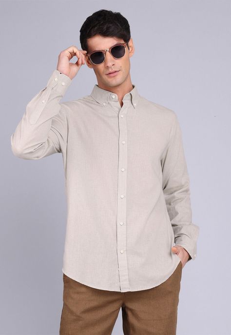 Camisa Lino Manga Larga Arrow CM3057SAR-0