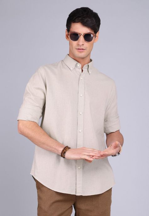 Camisa Lino Manga Larga Arrow CM3057SAR-4