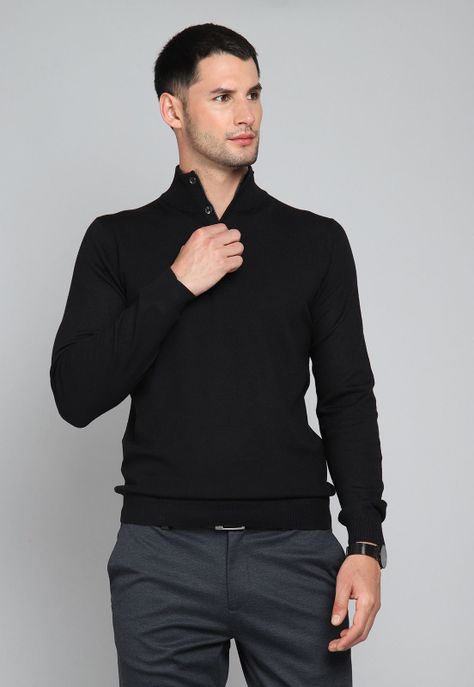Sweater Manga Larga Arrow SW31044NE-0