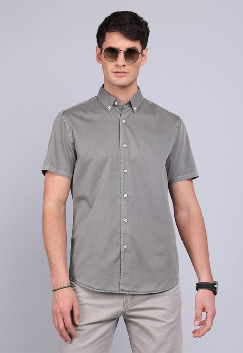 Camisa Manga Corta Garment Dyed Arrow CM3041SVE-0