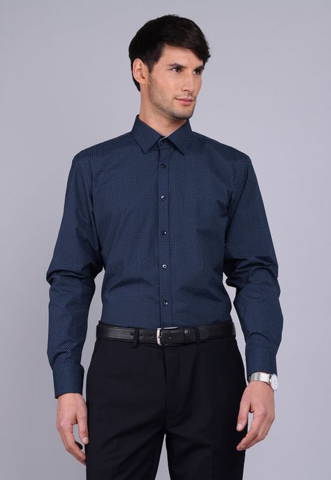 Camisa Formal Print Spandex Arrow ARM9008AZ-0