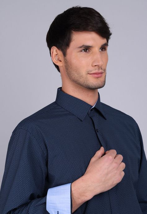 Camisa Formal Print Spandex Arrow ARM9008AZ-3