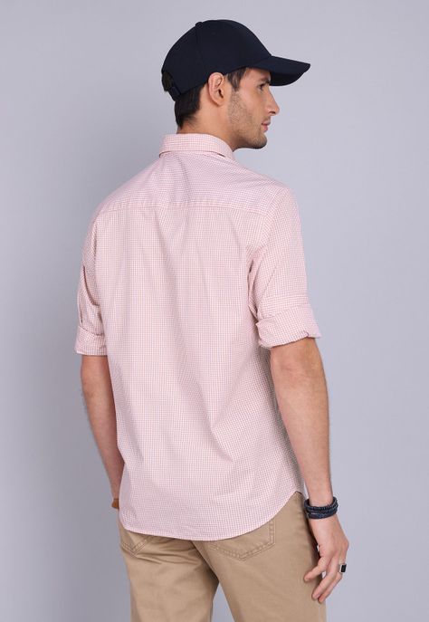 Camisa Cuadros Manga Larga Arrow CM3003SRD-3