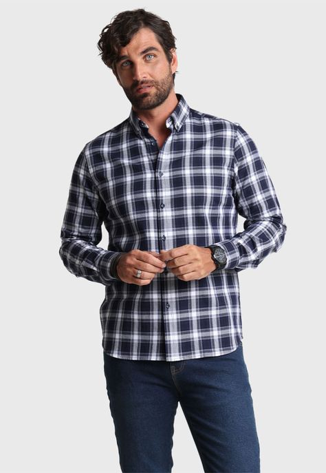 Camisa ML Escocesa Arrow-1
