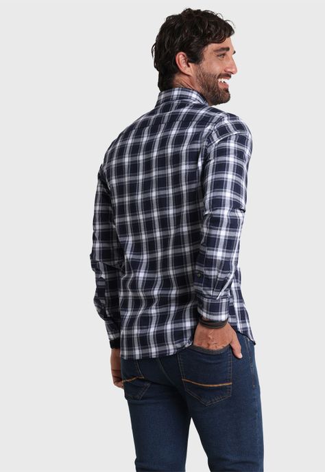 Camisa ML Escocesa Arrow-3