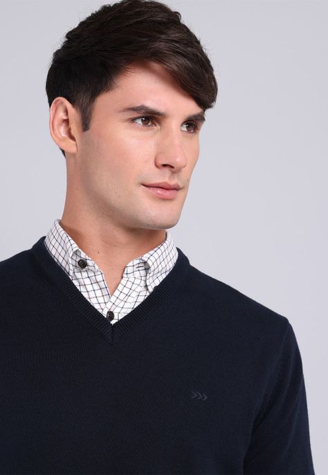 Sweater Cuello V Arrow SW2701WNB-2