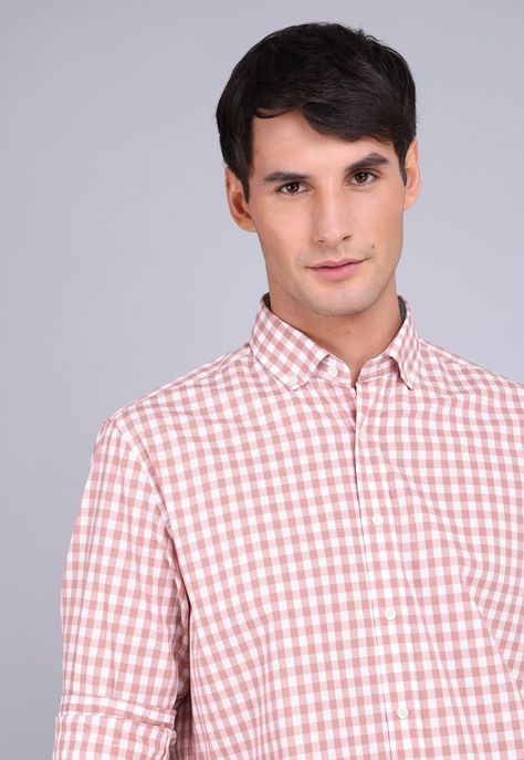 Camisa Cuadros Manga Larga Arrow CM3004SRD-1