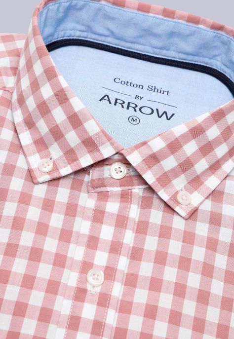 Camisa Cuadros Manga Larga Arrow CM3004SRD-5