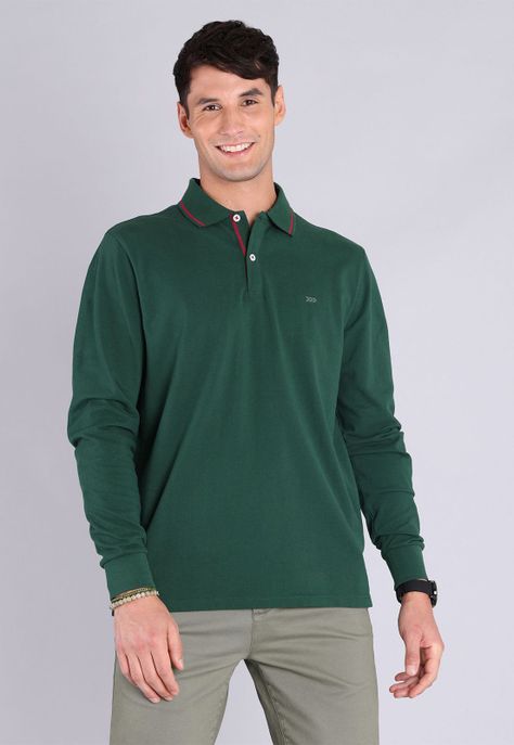 Polera Piqué Manga Larga Arrow PO2720WVE-0