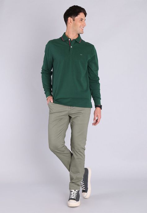 Polera Piqué Manga Larga Arrow PO2720WVE-3