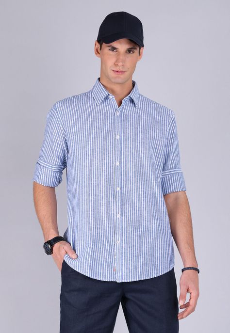 Camisa Lino Manga Larga Arrow CM3059SDE-0