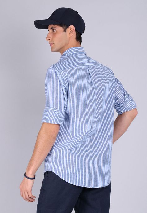 Camisa Lino Manga Larga Arrow CM3059SDE-1