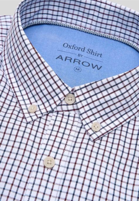 Camisa Cuadros Arrow CM2704WBU-4