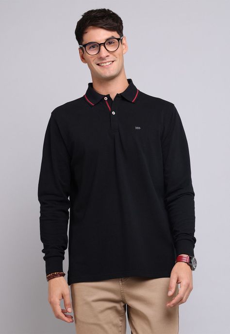 Polera Piqué Manga Larga Arrow PO2720WNE-0