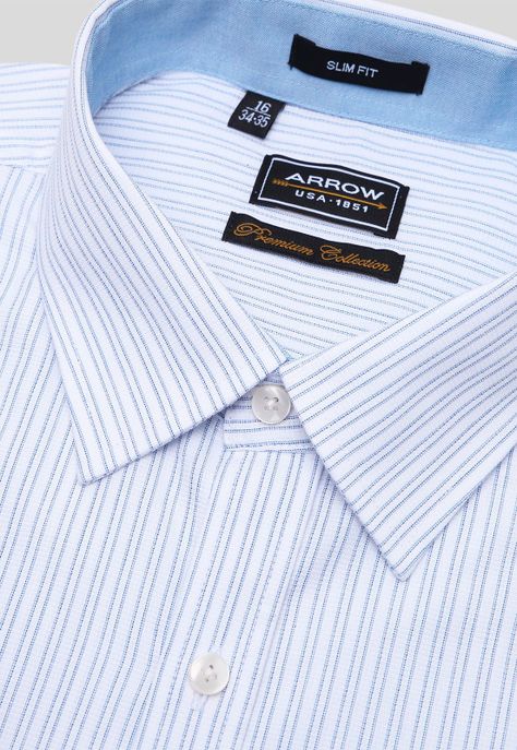 Camisa Formal Spandex Texturada Arrow ARM8026BL-1