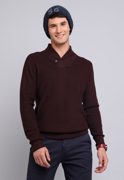 Sweater Cuello Smoking Arrow SW2713WBU-0