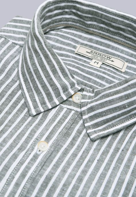 Camisa Lino Manga Larga Arrow CM3059SOL-4