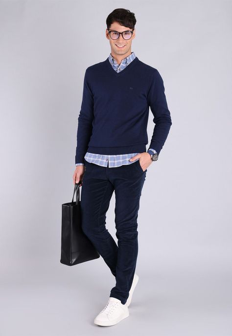 Sweater Cuello V Arrow SW2701WAZ-3