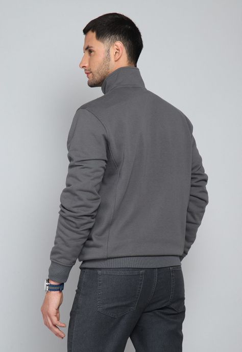 Polerón Cuello Alto Arrow PL31021GR-1