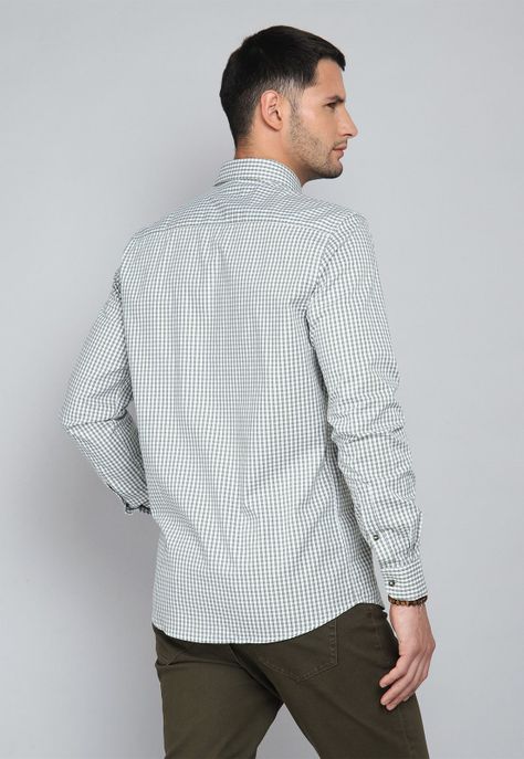 Camisa Cuadros Manga Larga Arrow CM31044VE-1