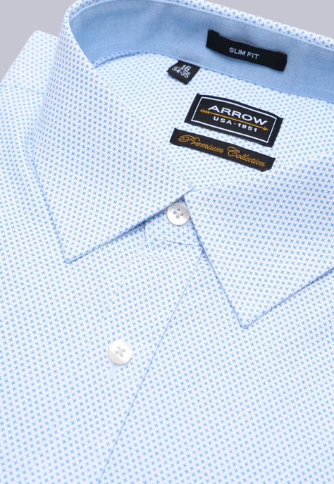 Camisa Formal Print Spandex Arrow ARM9001CE-1