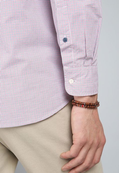 Camisa Cuadros Manga Larga Arrow CM31005NB-5