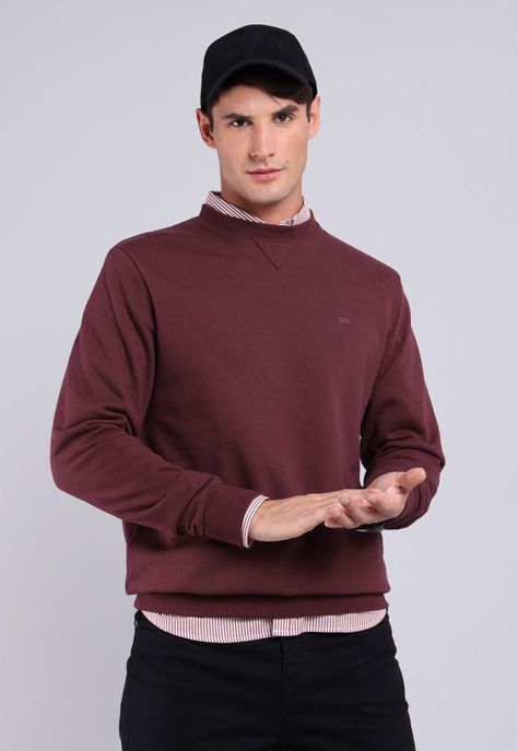 Polerón Cuello Redondo Arrow PL2728WBU-0