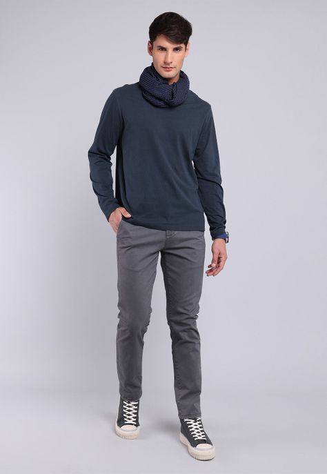Polera Algodón Manga Larga Arrow PO2745WNB-3