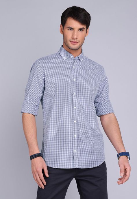 Camisa Cuadros Manga Larga Arrow CM3003SAZ-0