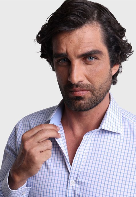 Camisa Formal Spandex Cuadros Arrow ARM6010AZ-2