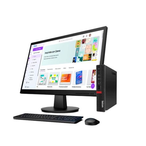 KIT COMPUTADOR LENOVO THINKCENTRE M720Q INTEL CORE I7 4.0GHZ 8GB RAM DDR4 256GB SSD WIN11 PRO-0