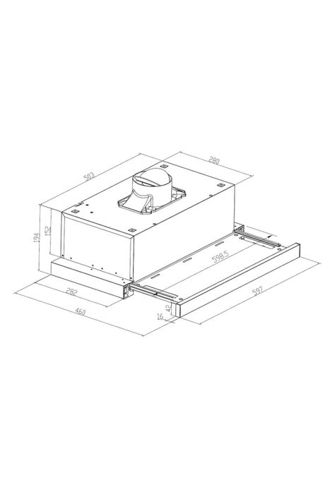 Campana Telescópica Gröner Inox 60cm-4