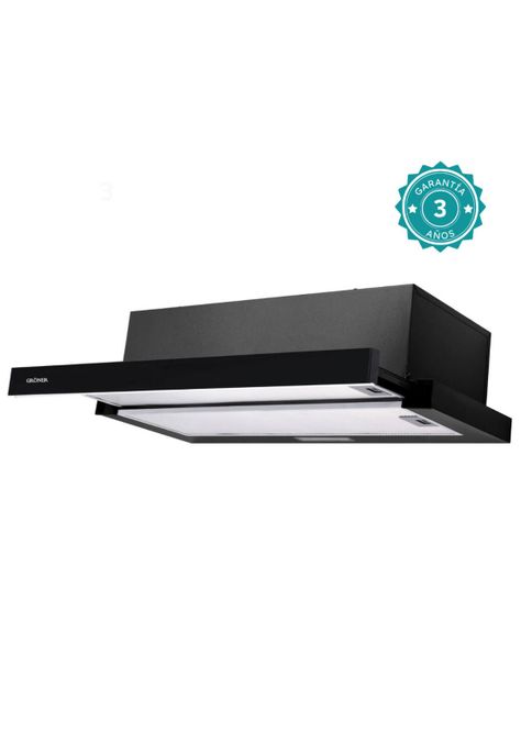 Campana Telescópica Gröner Black 90 cm-1