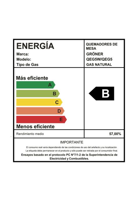 Encimera a Gas Inox 5Q-6
