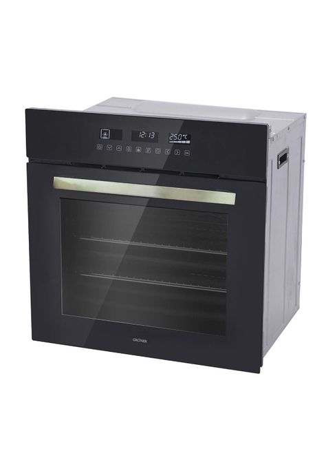 Horno Eléctrico Empotrable Gröner Black Touch Triple Vidrio 10F 59L-0